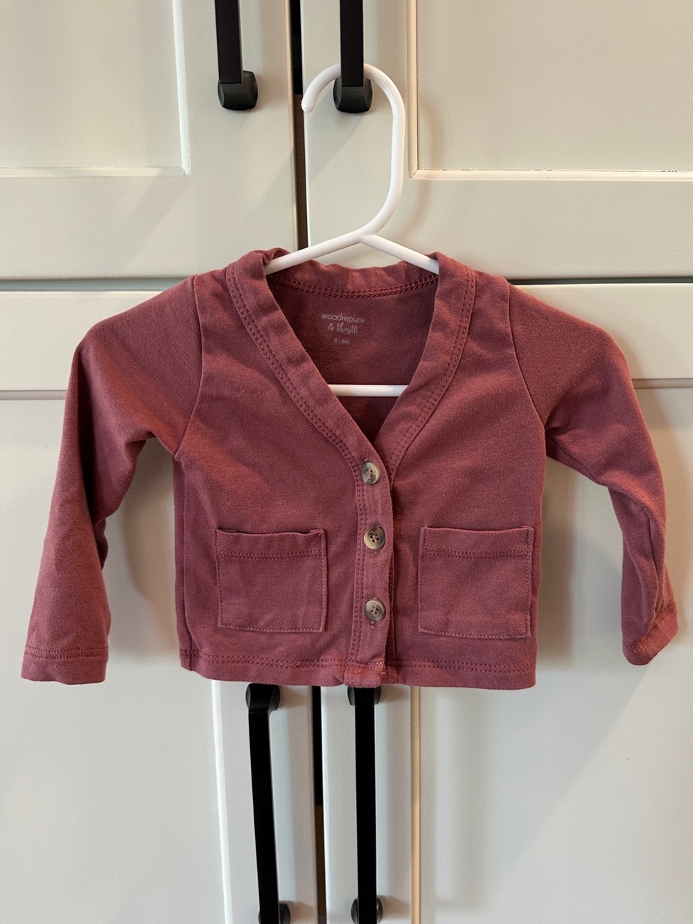 Woodmouse & Thistle Baby Cotton Cardigan